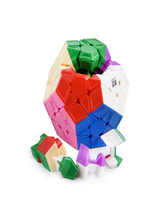 QiYi All ages Pcubed Puzzles Qiheng S Megaminx Cube Sculpture Stickerless Pack of 1 - Image 2